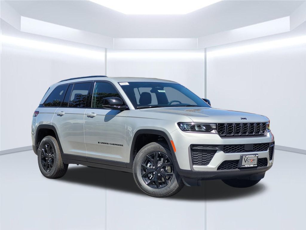 Silver 2026 Jeep Grand Cherokee SUV / Crossover Four-Wheel Drive 8-Speed Automatic