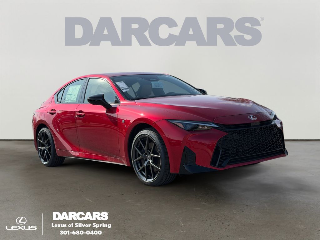 Infrared 2026 Lexus IS 350 F Sport Design AWD Sedan All-Wheel Drive 6-Speed Automatic