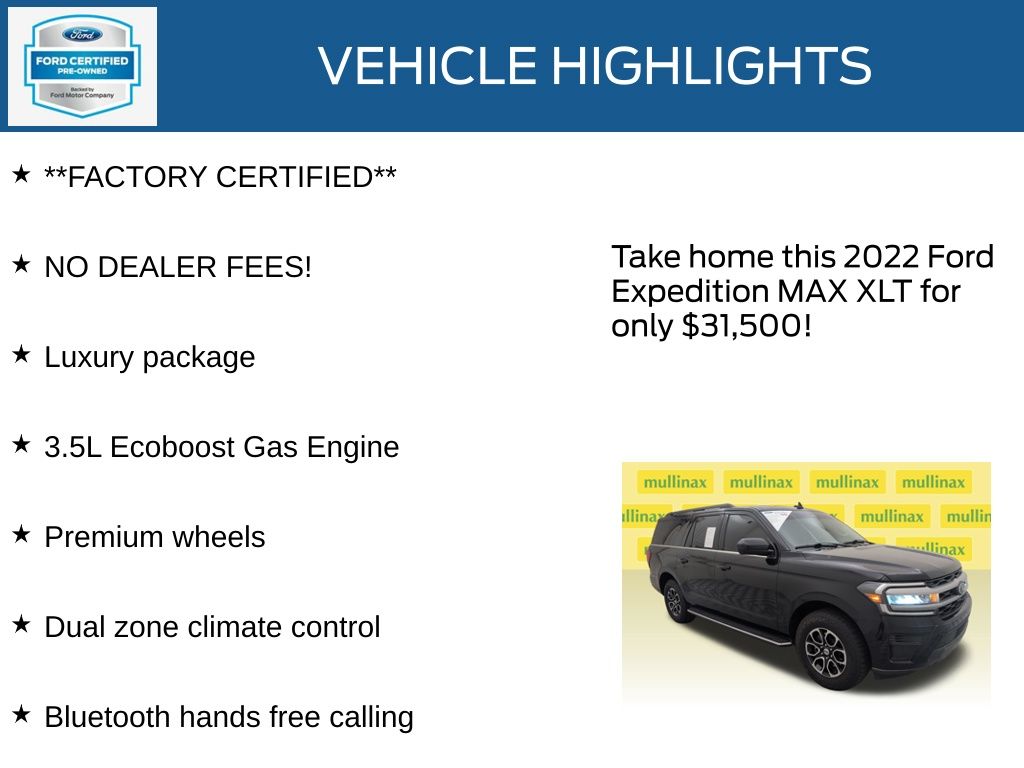 Certified Used 2022 Black Ford XLT image 12