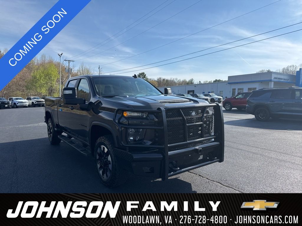 Oxford Brown Metallic 2020 Chevrolet Silverado 2500HD Custom Crew Cab 4WD Pickup Truck Four-Wheel Drive 6-Speed Automatic