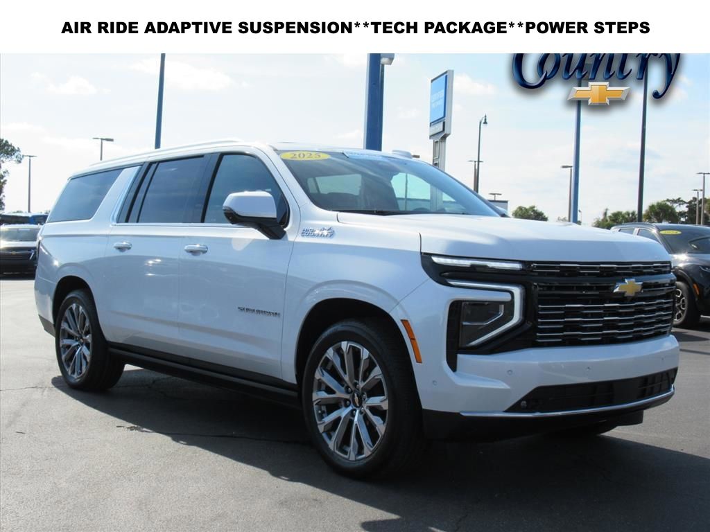 Pearl 2025 Chevrolet Suburban High Country 4WD SUV / Crossover Four-Wheel Drive Automatic