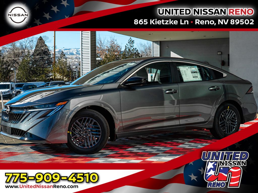 Gray (Gun Metallic) 2026 Nissan Sentra Sedan Front-Wheel Drive Continuously Variable Transmission
