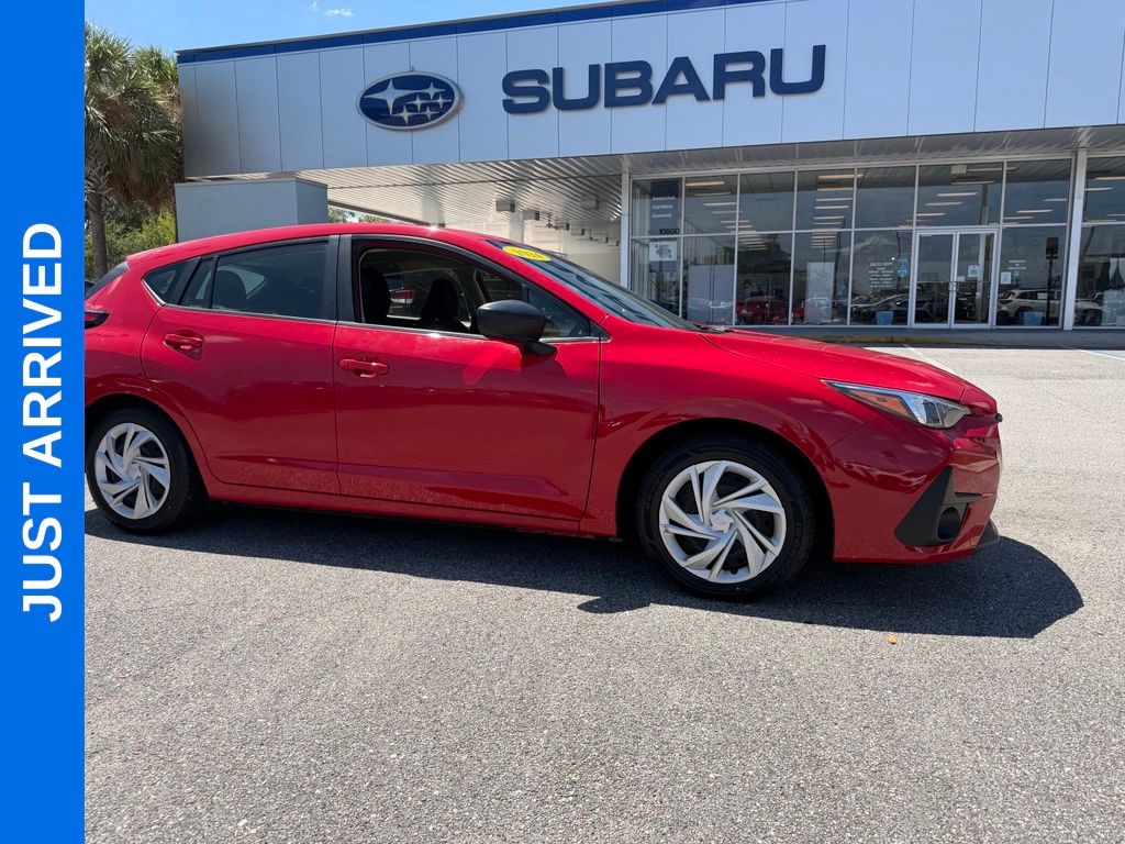 Pure Red 2024 Subaru Impreza Wagon All-Wheel Drive Continuously Variable Transmission