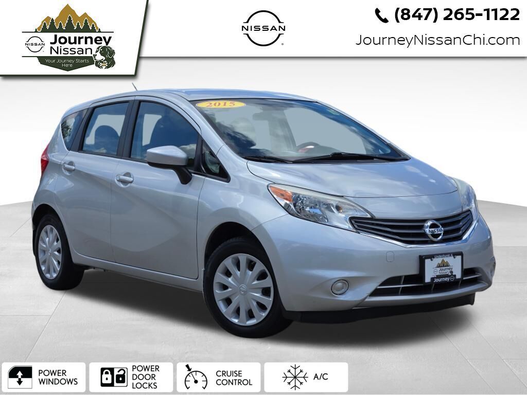 Brilliant Silver Metallic 2015 Nissan Versa Note SV Hatchback Front-Wheel Drive Continuously Variable Transmission
