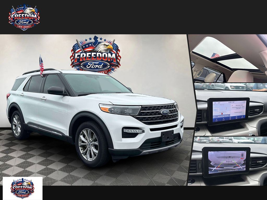 White Metallic 2024 Ford Explorer SUV / Crossover All-Wheel Drive Automatic