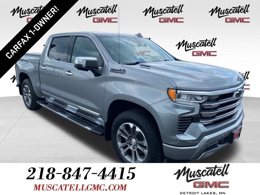Sterling Gray Metallic 2023 Chevrolet Silverado 1500 Pickup Truck Four-Wheel Drive Automatic
