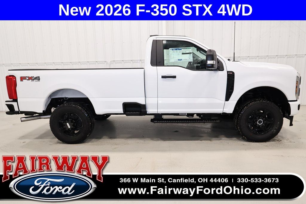 Oxford White 2026 Ford F-350 Super Duty Pickup Truck Four-Wheel Drive Automatic
