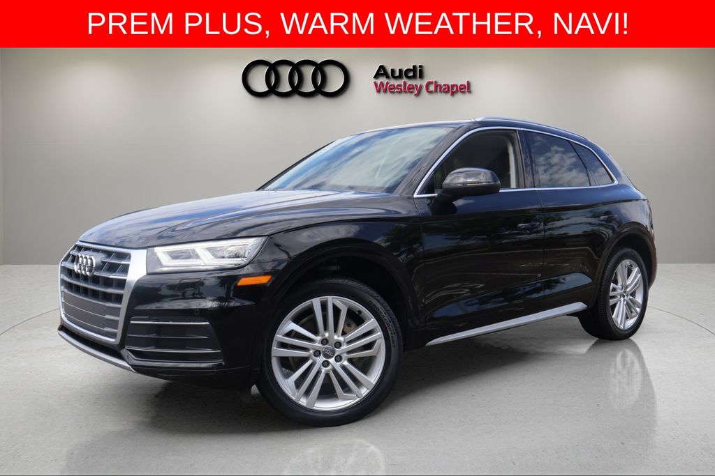 Mythos Black Metallic 2018 Audi Q5 SUV / Crossover All-Wheel Drive 7-Speed Automatic