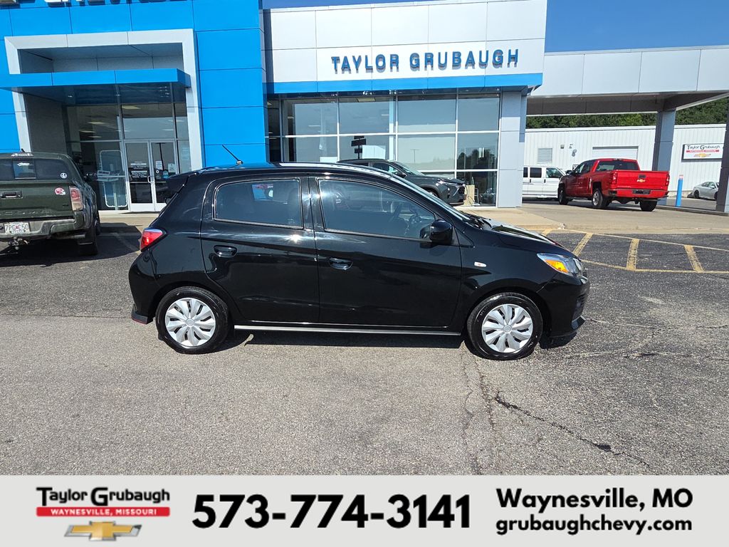 Black 2022 Mitsubishi Mirage Hatchback  Continuously Variable Transmission
