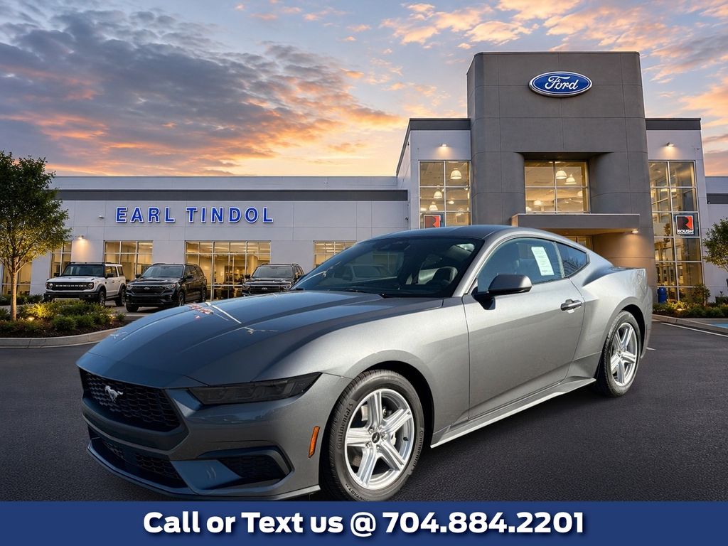 Carbonized Gray Metallic 2026 Ford Mustang Coupe Rear-Wheel Drive Automatic