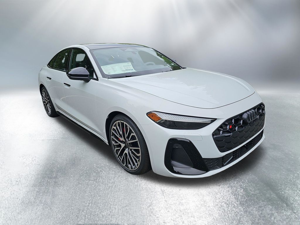 Glacier White Metallic 2026 Audi S5 quattro Premium Plus TFSI Sedan All-Wheel Drive 7-Speed Automatic