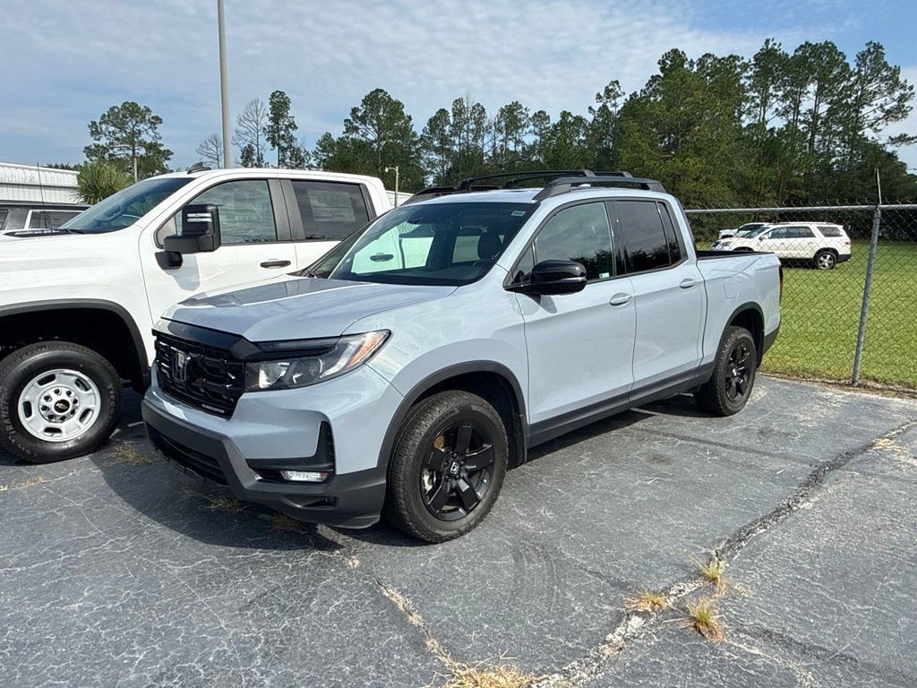 Gray 2025 Honda Ridgeline Pickup Truck All-Wheel Drive 9-Speed Automatic