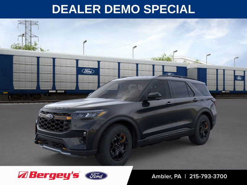 Agate Black Metallic 2026 Ford Explorer SUV / Crossover All-Wheel Drive Automatic
