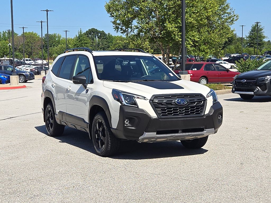 Crystal White Pearl 2024 Subaru Forester SUV / Crossover All-Wheel Drive Continuously Variable Transmission