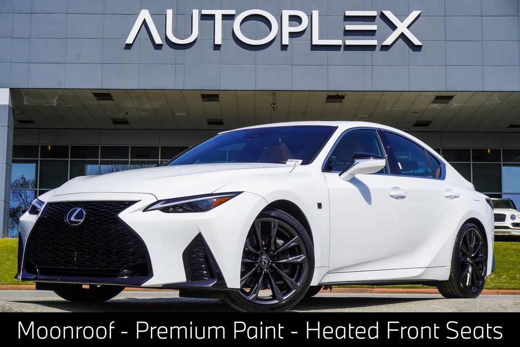 Ultra White 2024 Lexus IS 350 F Sport Design RWD Sedan Rear-Wheel Drive 8-Speed Automatic