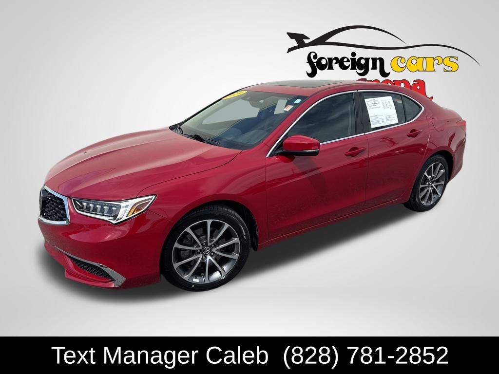 Red 2019 Acura TLX V6 FWD Sedan Front-Wheel Drive 9-Speed Automatic
