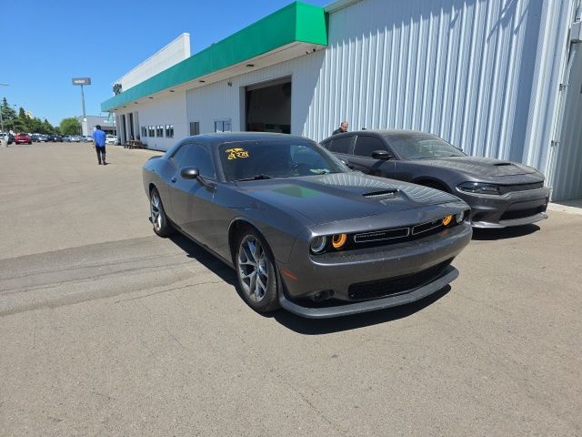 Gray (Granite Crystal Metallic Clearcoat) 2022 Dodge Challenger Coupe Rear-Wheel Drive 8-Speed Automatic