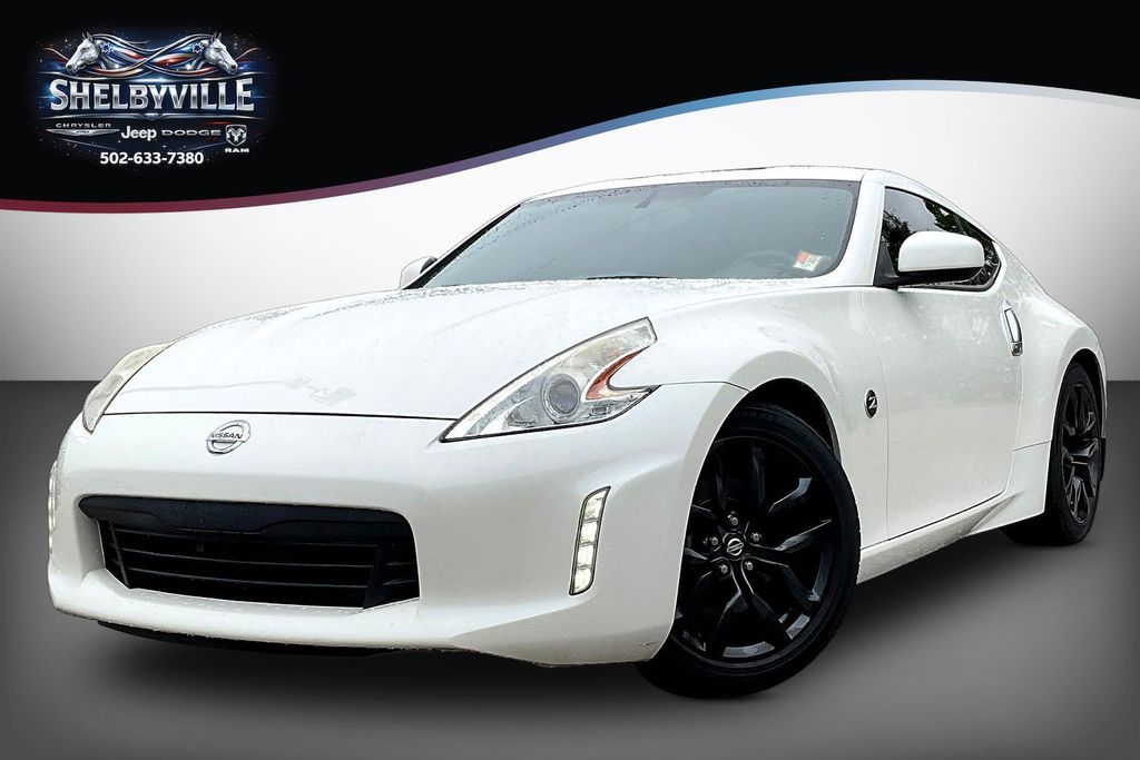 Pearl White 2016 Nissan 370Z Touring Coupe Rear-Wheel Drive 7-Speed Automatic