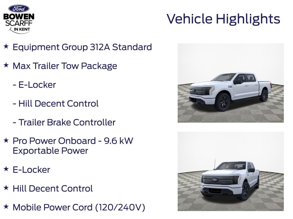 New 2025 Ford F-150 Lightning 5.5' Box Flash