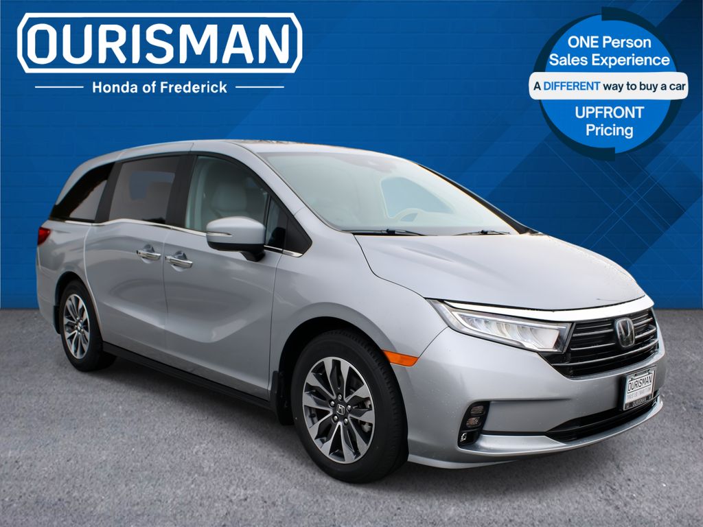 Silver 2024 Honda Odyssey EX-L FWD Minivan Front-Wheel Drive Automatic