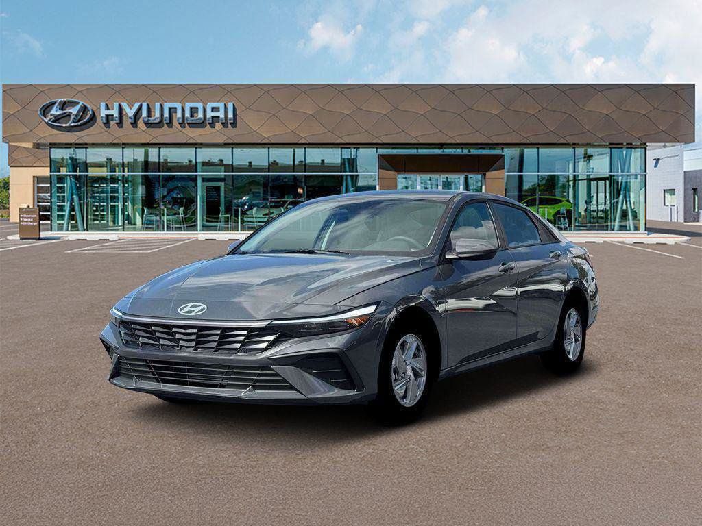Gray 2026 Hyundai Elantra Sedan Front-Wheel Drive Continuously Variable Transmission