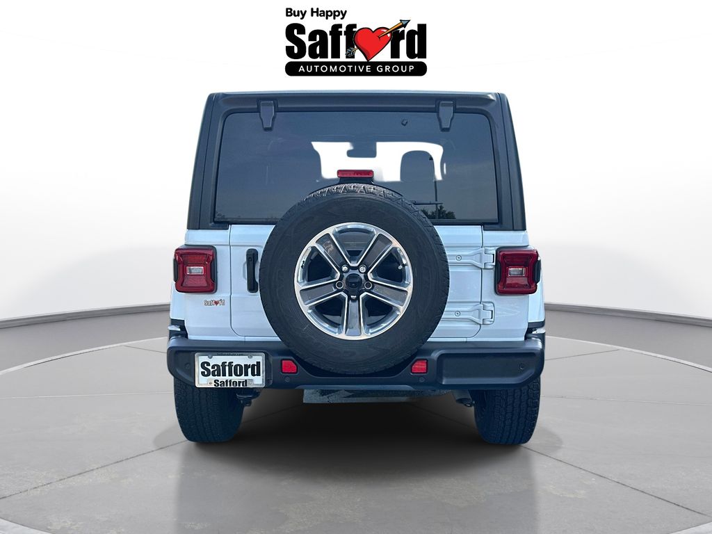 Used 2022 White Jeep Unlimited Sahara image 6