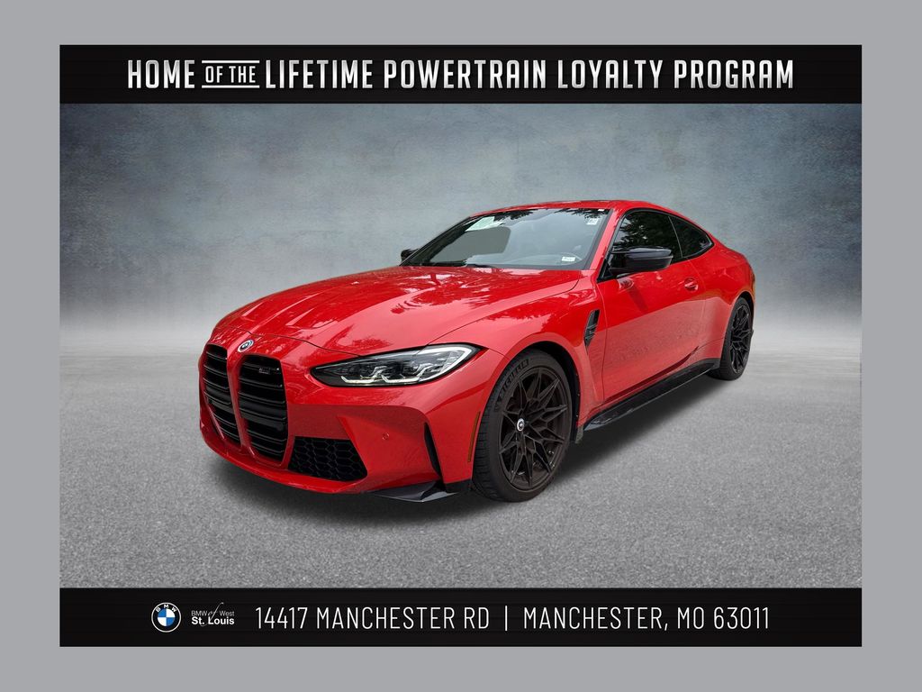 Toronto Red Metallic 2022 BMW M4 Coupe Rear-Wheel Drive 8-Speed Automatic
