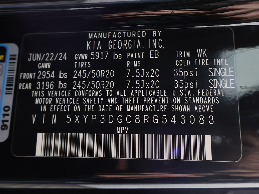 Certified Used 2024 Black Kia EX X-Line image 61