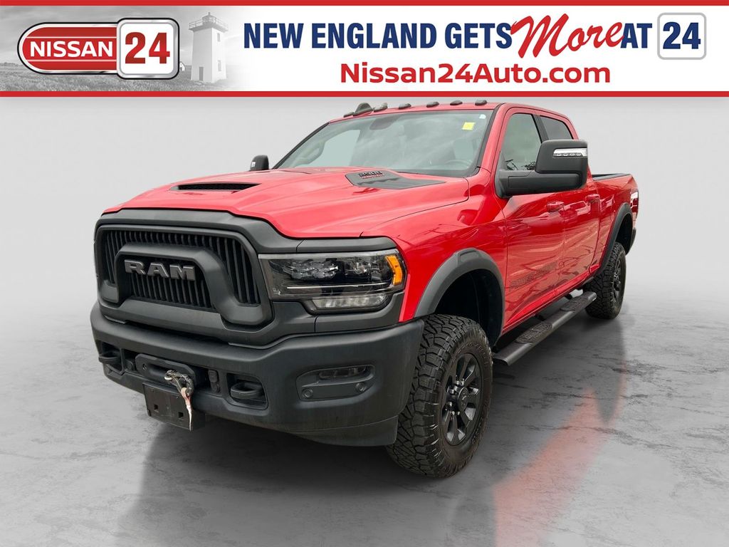 Flame Red Clearcoat 2023 RAM 2500 Power Wagon Crew Cab 4WD Pickup Truck Four-Wheel Drive 8-Speed Automatic