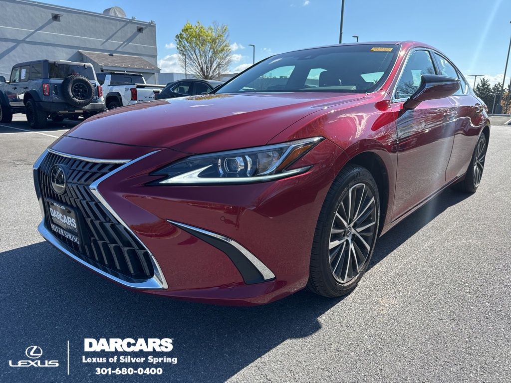 Matador Red Mica 2025 Lexus ES Hybrid 300h FWD Sedan Front-Wheel Drive Continuously Variable Transmission