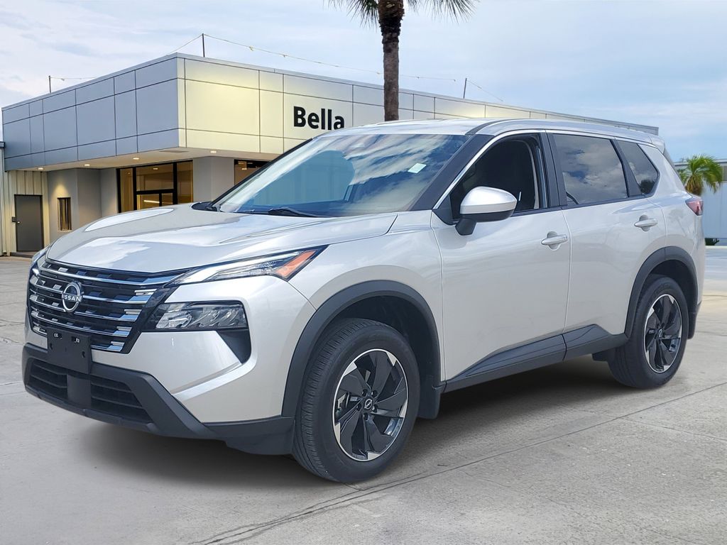 Brilliant Silver Metallic 2024 Nissan Rogue SUV / Crossover All-Wheel Drive Continuously Variable Transmission
