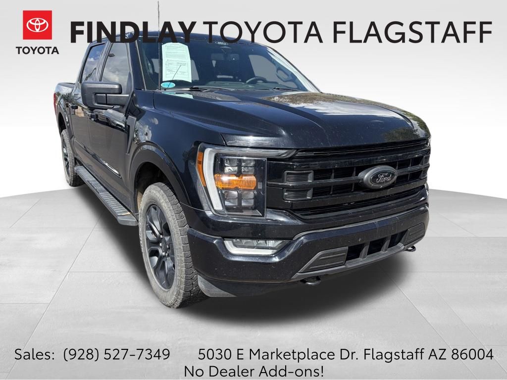 Agate Black Metallic 2022 Ford F-150 Pickup Truck Four-Wheel Drive Automatic