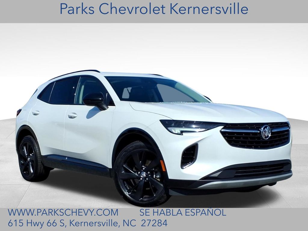 White Frost 2023 Buick Envision SUV / Crossover All-Wheel Drive 9-Speed Automatic