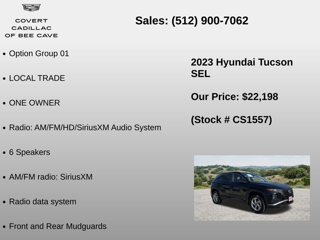 Used Car 2023 Hyundai Tucson  Sel For Sale Under $25,000 In Austin, Texas