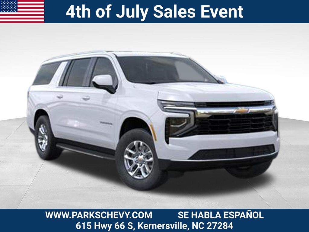 Summit White 2026 Chevrolet Suburban SUV / Crossover Four-Wheel Drive