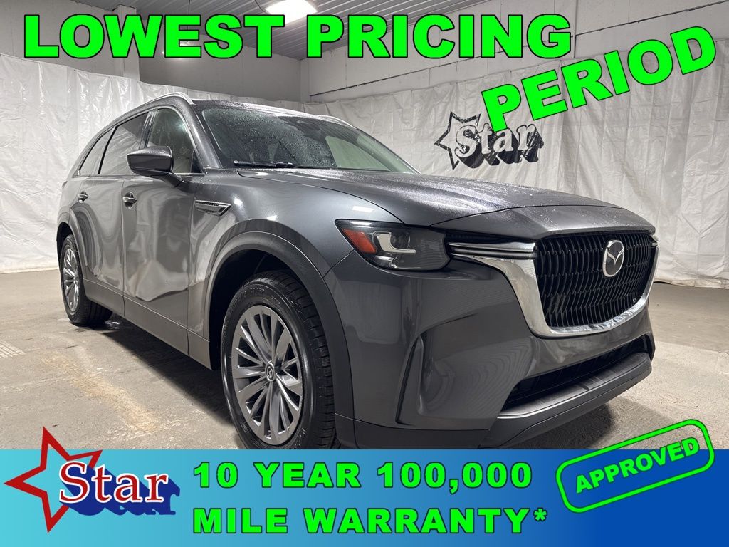Machine Gray 2024 Mazda CX-90 3.3 Turbo Preferred Plus AWD SUV / Crossover All-Wheel Drive 8-Speed Automatic
