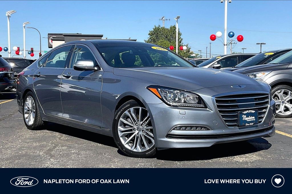 Parisian Gray 2016 Hyundai Genesis Sedan 8-Speed Automatic