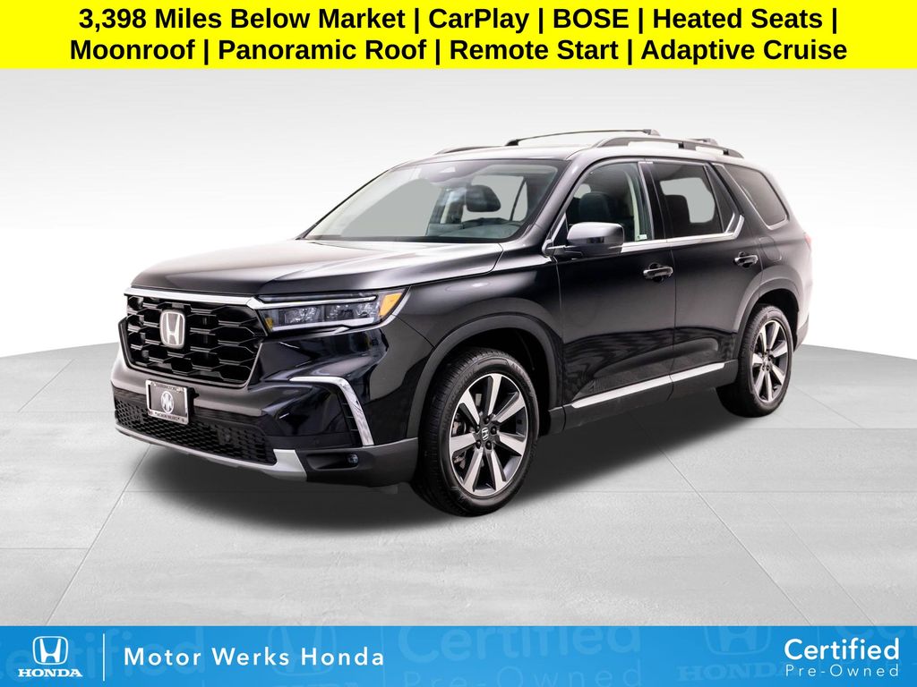 Crystal Black Pearl 2024 Honda Pilot Touring AWD SUV / Crossover All-Wheel Drive Automatic