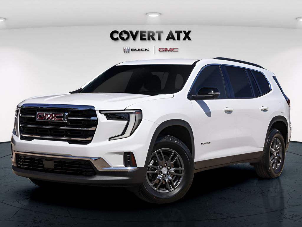 Summit White 2025 GMC Acadia SUV / Crossover Front-Wheel Drive 8-Speed Automatic