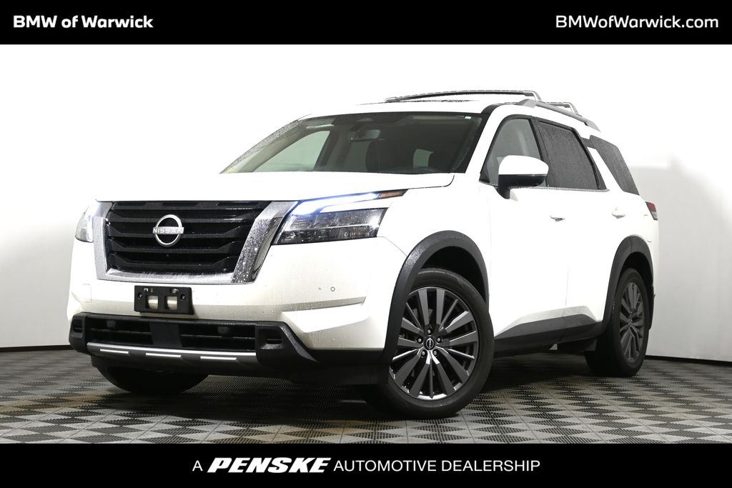 Pearl White Tricoat 2024 Nissan Pathfinder SUV / Crossover All-Wheel Drive 9-Speed Automatic