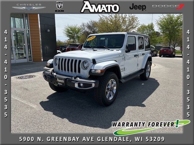 Bright White Clearcoat 2020 Jeep Wrangler SUV / Crossover Four-Wheel Drive 8-Speed Automatic