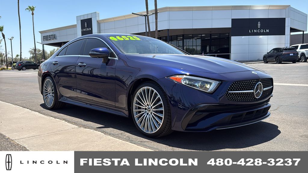 Blue 2022 Mercedes-Benz CLS Coupe All-Wheel Drive 9-Speed Automatic