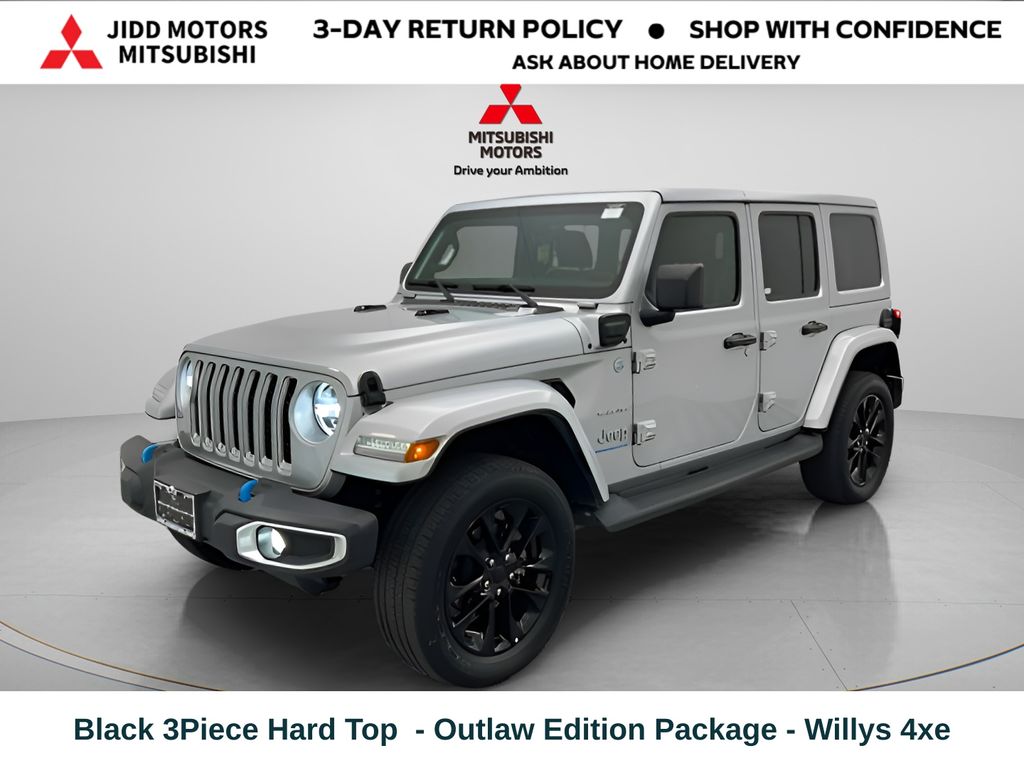 Silver Zynith Clearcoat 2023 Jeep Wrangler 4xe Sahara 4WD SUV / Crossover Four-Wheel Drive 8-Speed Automatic
