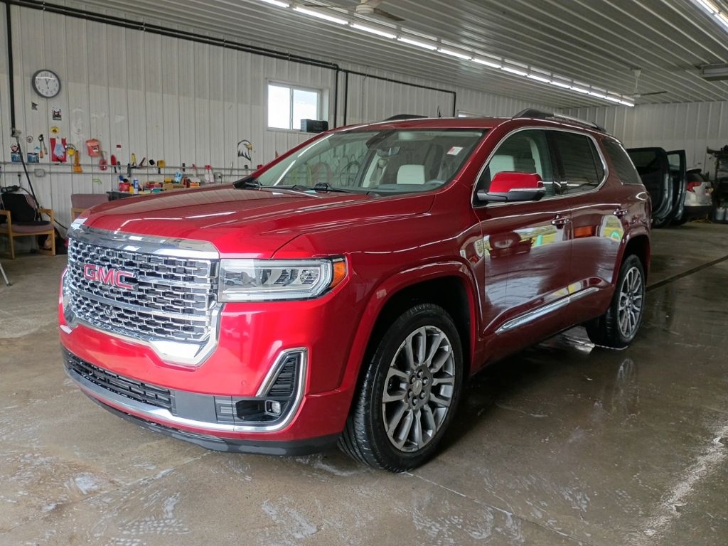 Volcanic Red Tintcoat 2023 GMC Acadia SUV / Crossover Four-Wheel Drive 9-Speed Automatic
