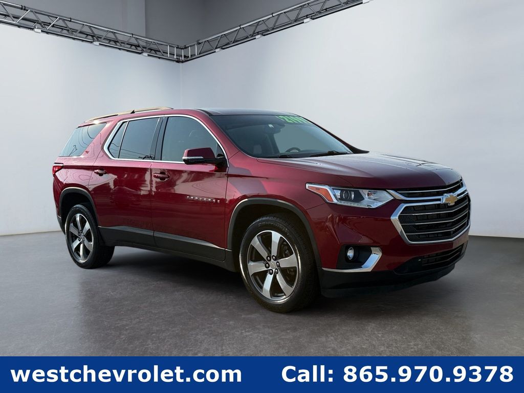 Cajun Red Tintcoat 2020 Chevrolet Traverse SUV / Crossover Four-Wheel Drive 9-Speed Automatic