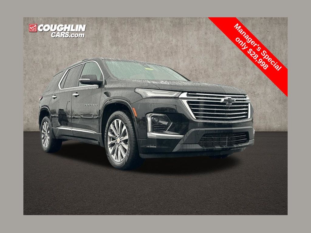 Mosaic Black Metallic 2023 Chevrolet Traverse Premier FWD SUV / Crossover Front-Wheel Drive 9-Speed Automatic