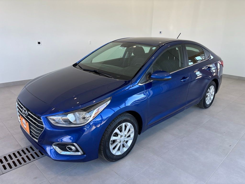 Admiral Blue Pearl 2022 Hyundai Accent Sedan Front-Wheel Drive Continuously Variable Transmission