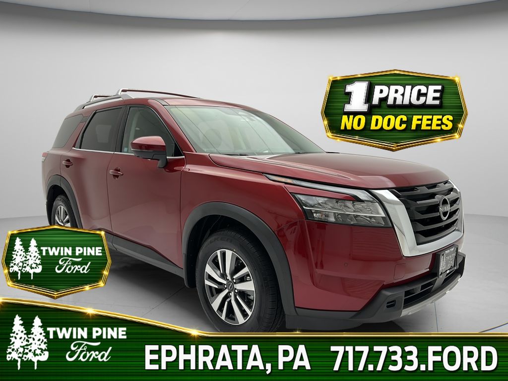 Red (Scarlet Ember) 2024 Nissan Pathfinder SUV / Crossover All-Wheel Drive 9-Speed Automatic