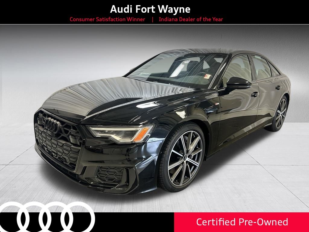 Mythos Black Metallic 2025 Audi A6 Sedan All-Wheel Drive 7-Speed Automatic
