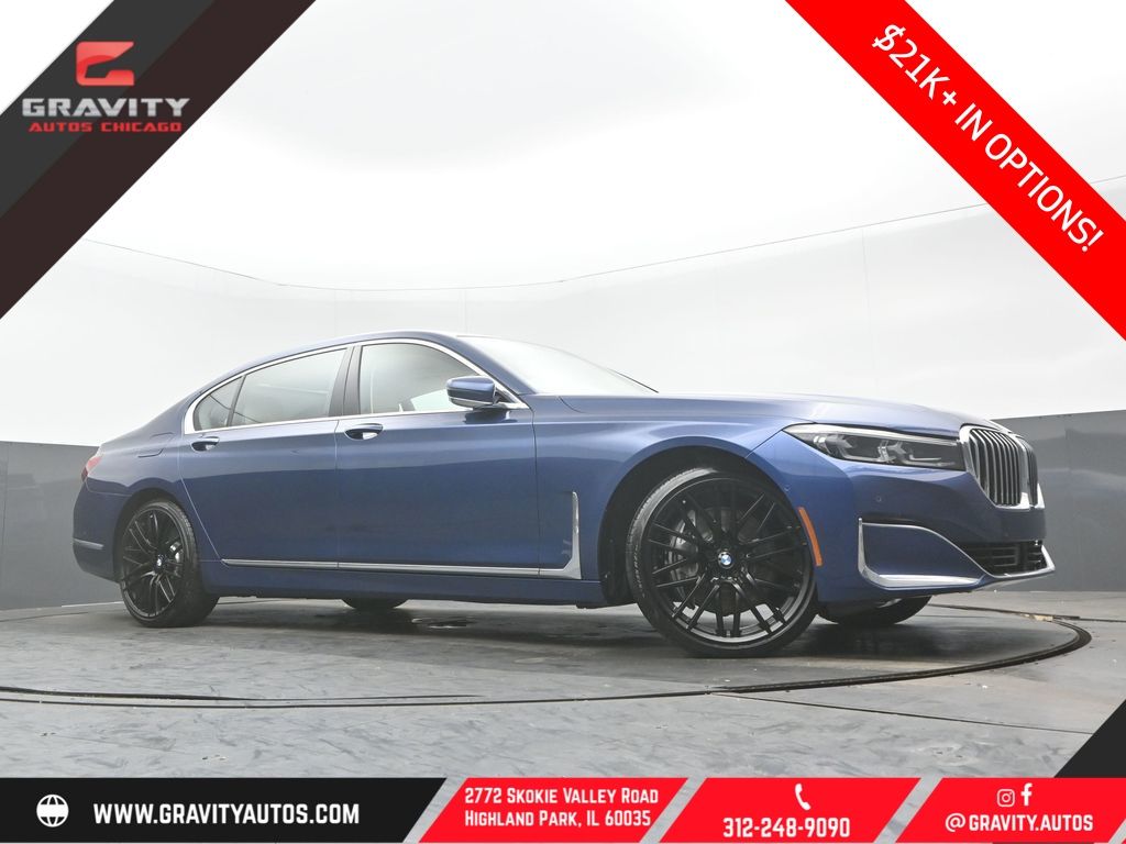 Phytonic Blue Metallic 2022 BMW 7 Series 750i xDrive AWD Sedan All-Wheel Drive 8-Speed Automatic